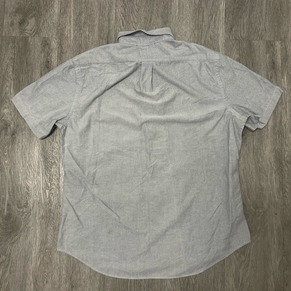 Polo Ralph Lauren Shirt Mens Large Gray Oxford Short Sleeve Button Down Pony - Picture 5 of 7